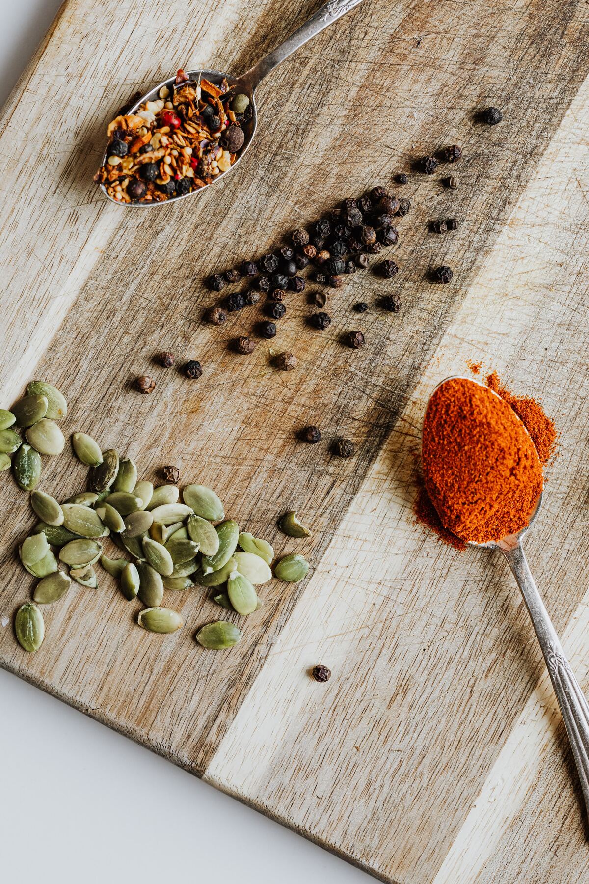 Mixed seeds and spices ready for soaking and roasting