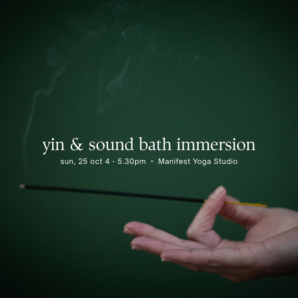 Yin and Sound Bath Immersion, Sunday 25 October 2026